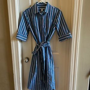 Bagutta Sammy P striped shirt dress